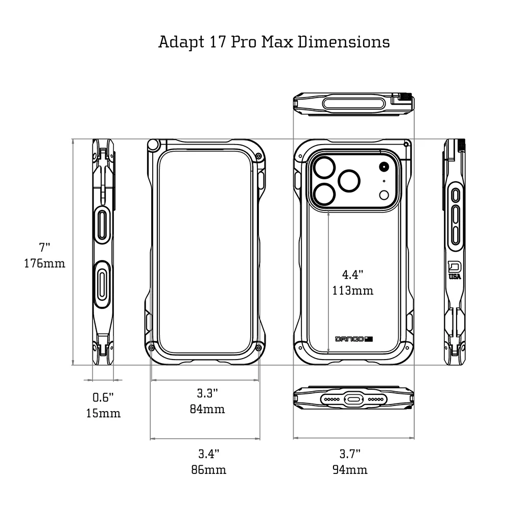 DANGO Adapt Case - Iphone 17 Pro Max - Image 32