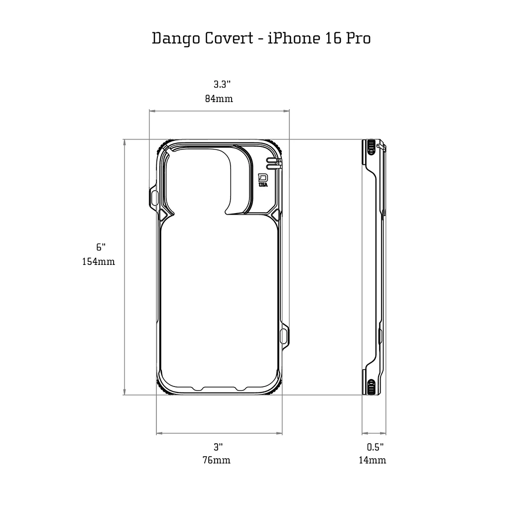 DANGO Covert Case for Iphone 16 Pro - Image 25