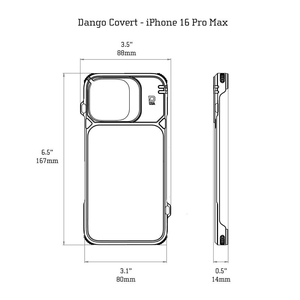DANGO Covert Case for Iphone 16 Pro Max - Image 14