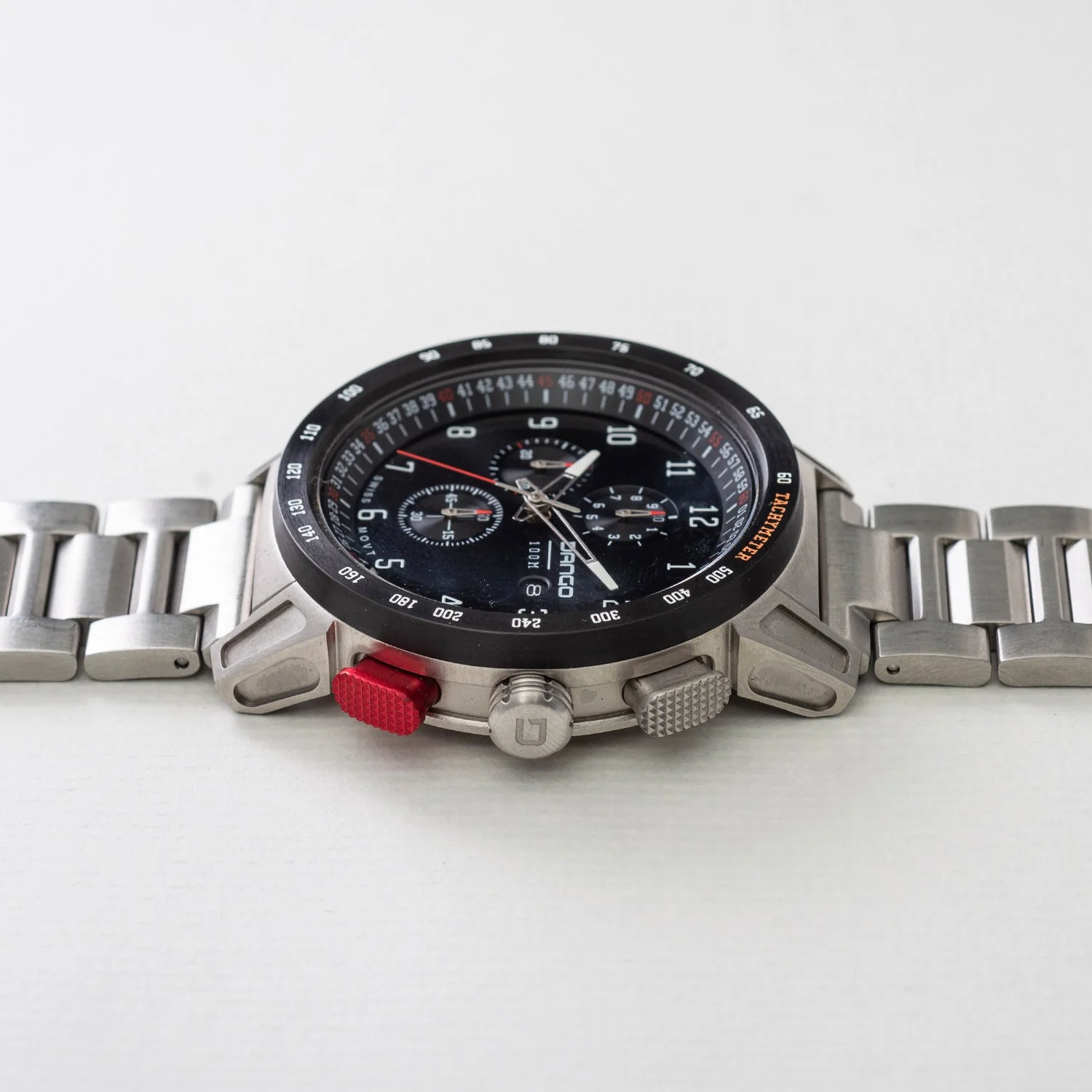 CR-01 - Chrono Watch with Metal Bracelet - Image 3