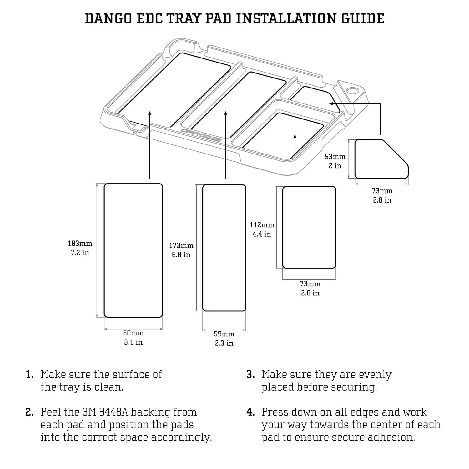 DTEX TRAY PADS - Image 5