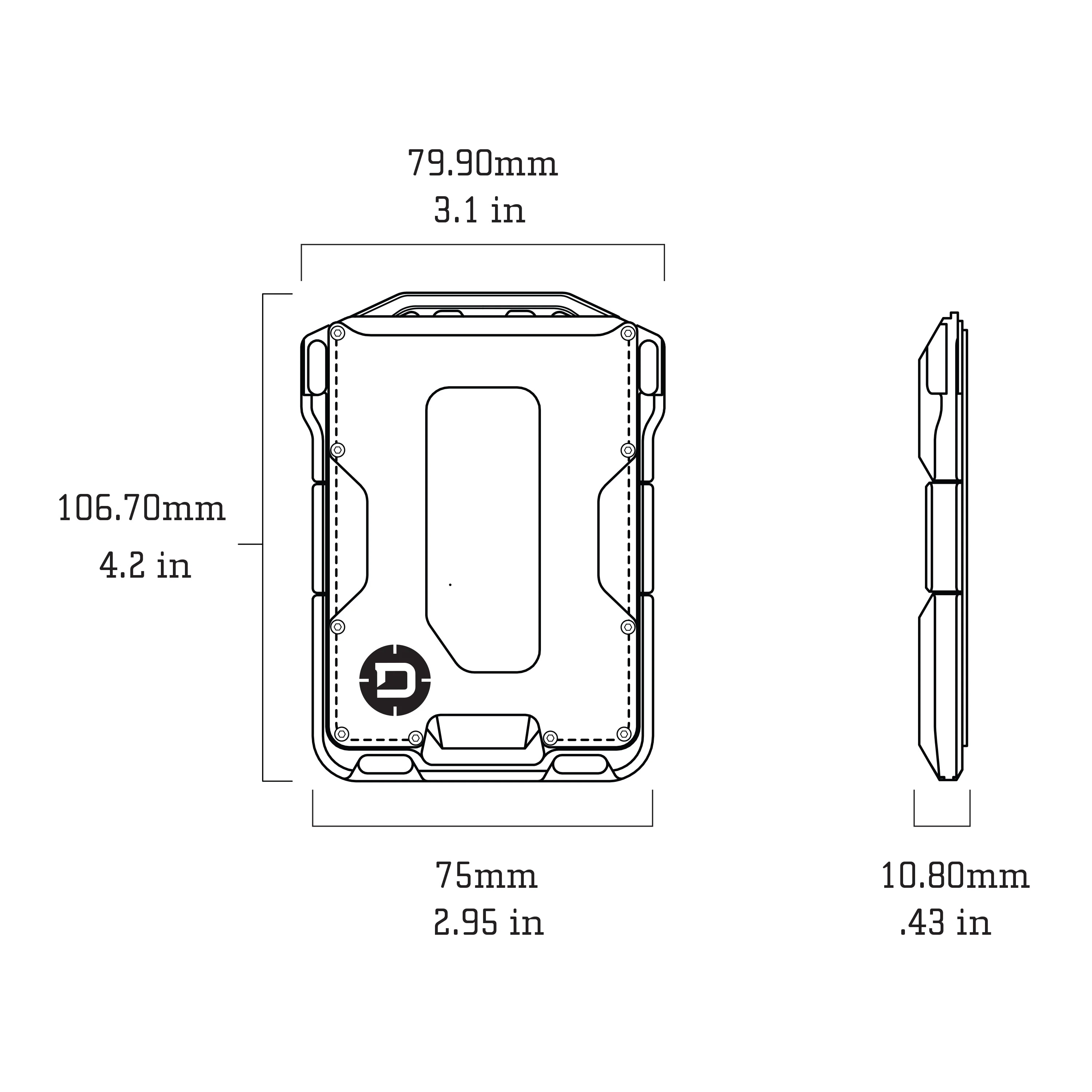 M1 Maverick™ Wallet - Spec-Ops - Single Pocket DTEX - Image 34