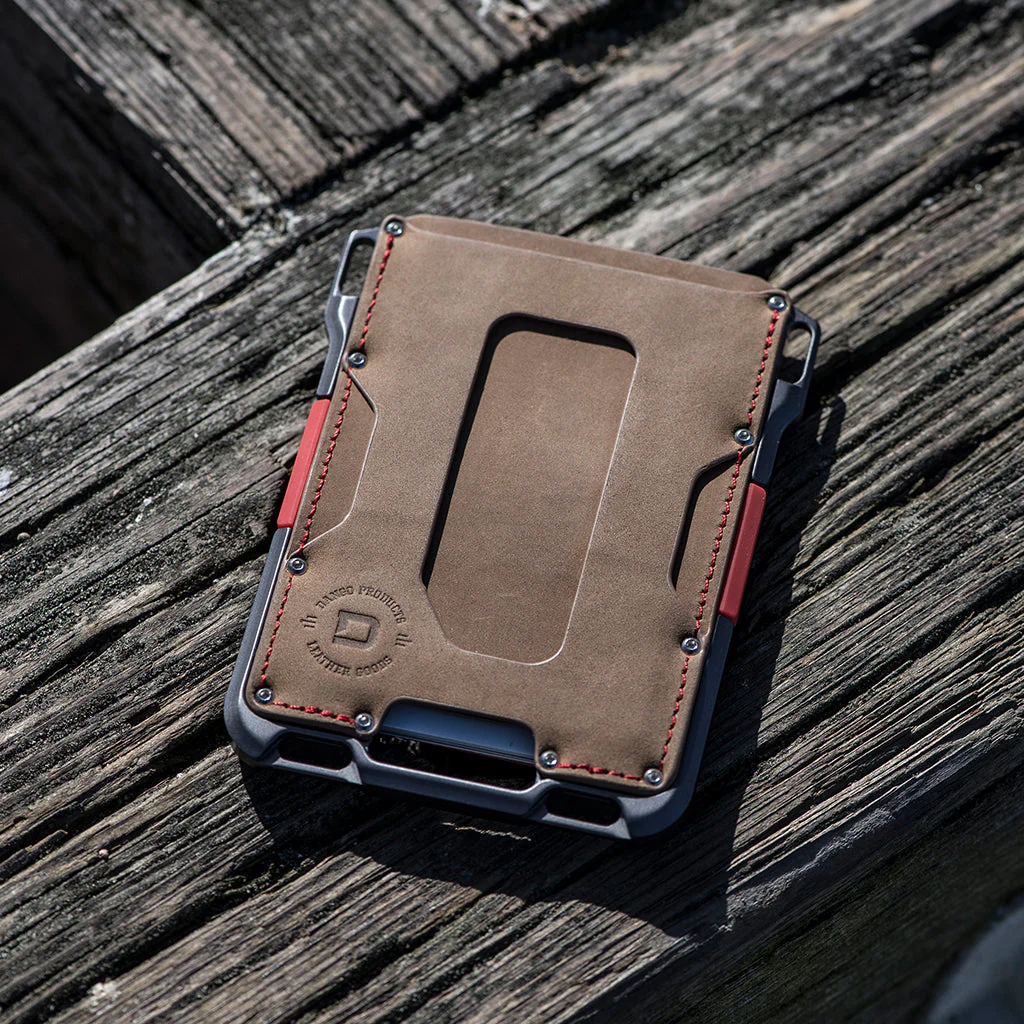 M1 Maverick™ Wallet - Special Edition - Slate Grey - Single Pocket Leather - Image 4