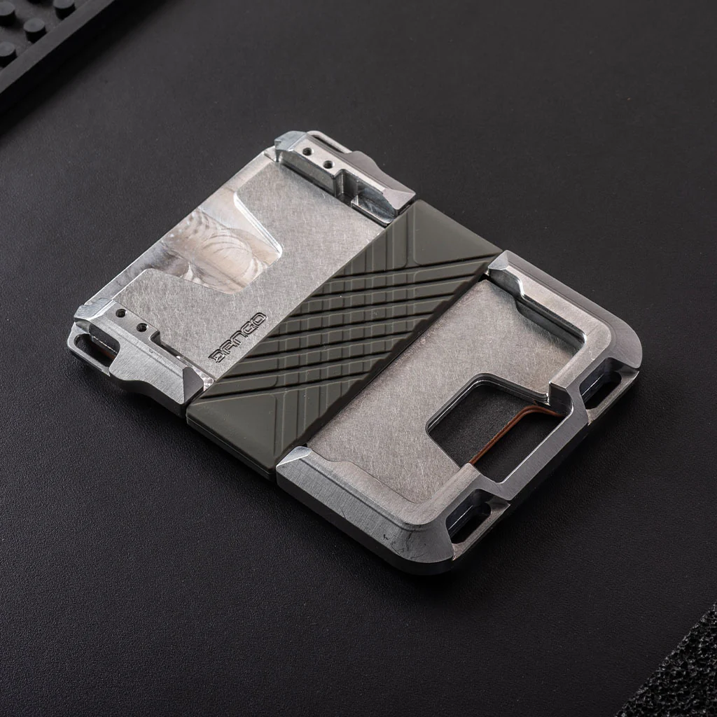 M1 Maverick™ Wallet - Special Edition - Whiskey Brown - Raw Aluminum - Image 6