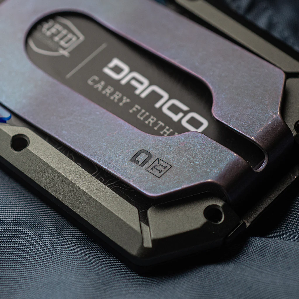 M4 Special Edition Maverick™ Rail Wallet with Burple Anodized Titanium Money Clip - Image 10