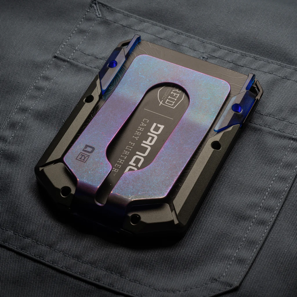 M4 Special Edition Maverick™ Rail Wallet with Burple Anodized Titanium Money Clip - Image 11