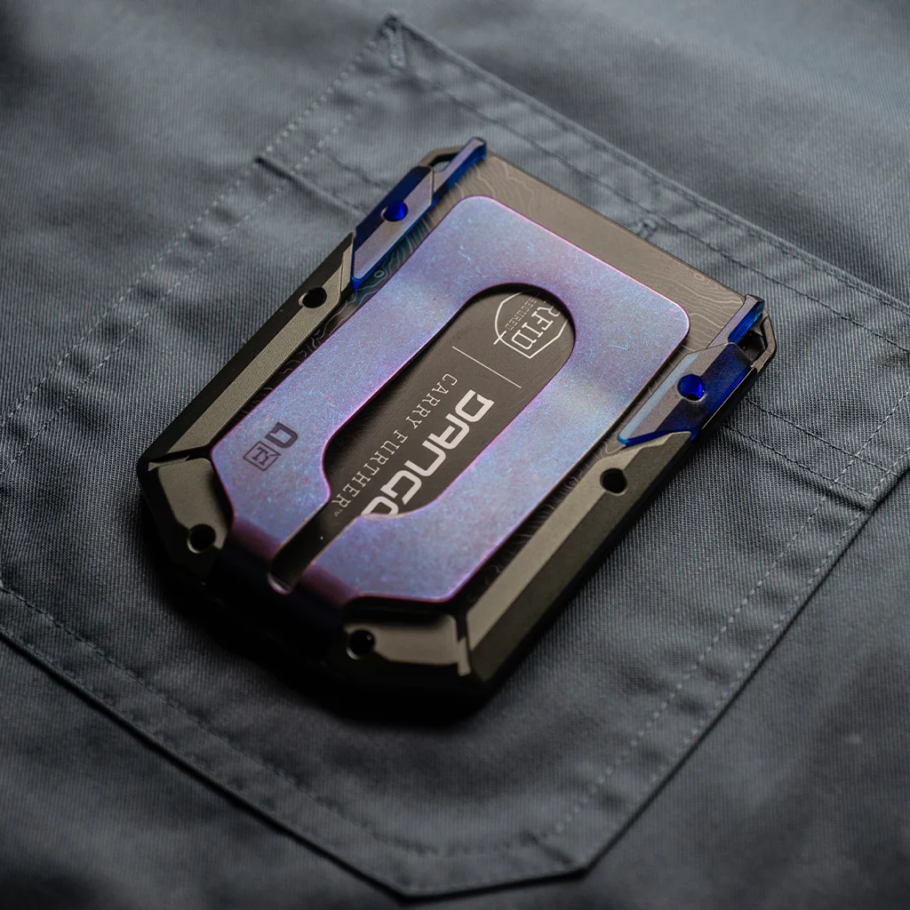 M4 Special Edition Maverick™ Rail Wallet with Burple Anodized Titanium Money Clip - Image 5
