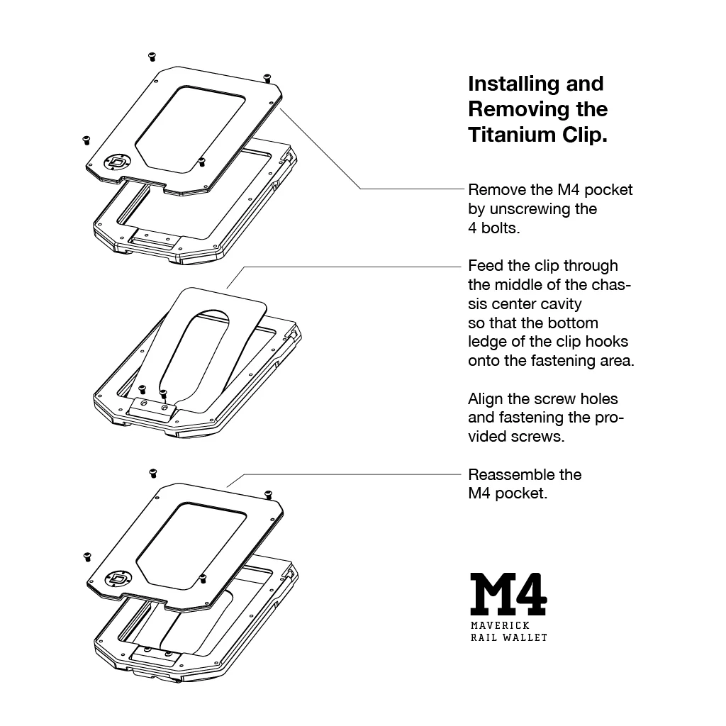 M4 Titanium Money Clip - Image 12