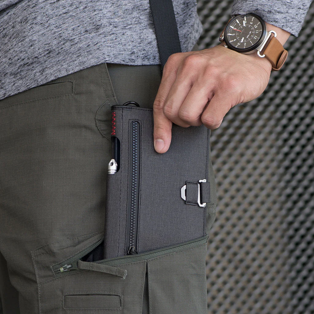 P02 Pioneer™ Travel Wallet with Pen & Notebook - Image 8