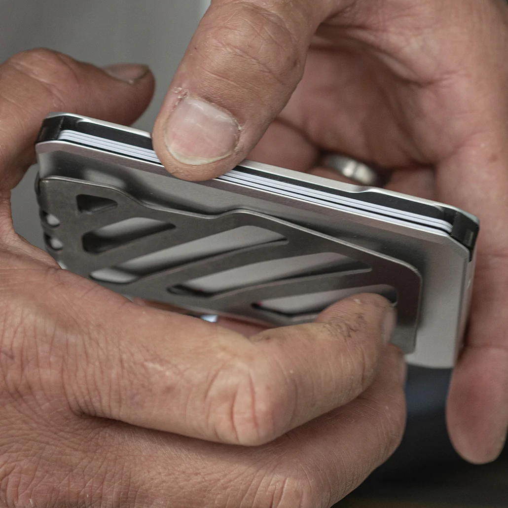 SK1 Slide Kick Wallet with Titanium Money Clip - Image 32
