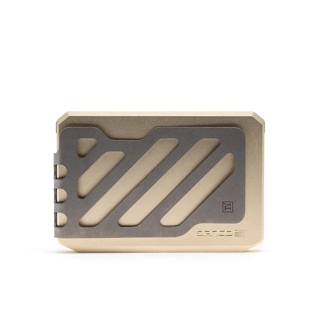 SK1 Special Edition Champagne Gold Slide Kick Wallet - Image 3