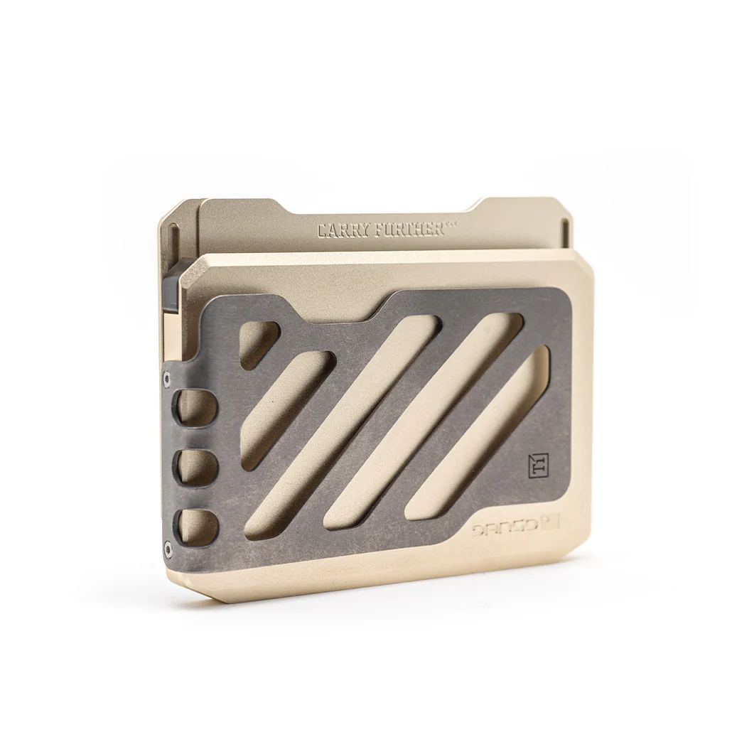 SK1 Special Edition Champagne Gold Slide Kick Wallet - Image 4