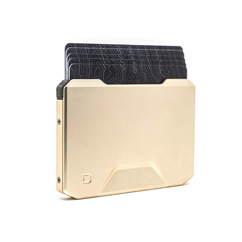 SK1 Special Edition Champagne Gold Slide Kick Wallet - Image 5
